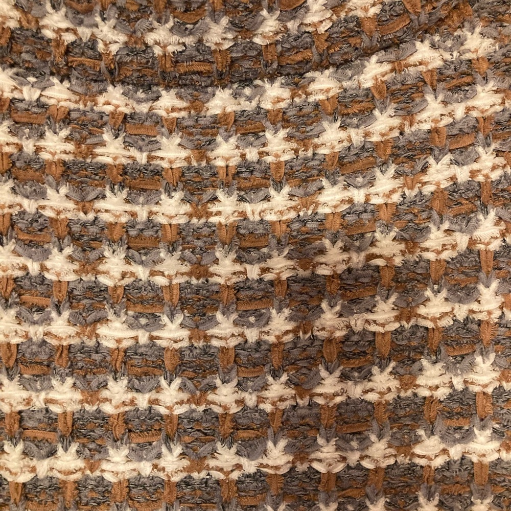 Ann Taylor Brown and Cream Sweater